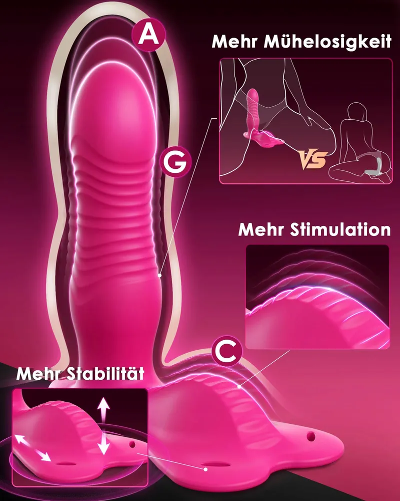 CACUOLA Vibrator Dildo Stootfunctie Met Afstandsbediening — foto 3