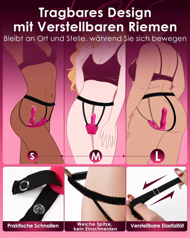 CACUOLA Vibrator Dildo Stootfunctie Met Afstandsbediening — foto 6