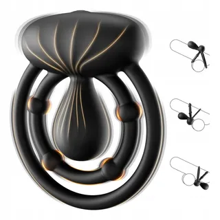 CACUOLA Vibrator Penisring 360° Verstelbaar Klitorisstimulatie