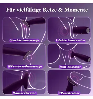 Vibratorenset Vrouwen Klitoris Stimulator 10 Standen — miniatuur 5