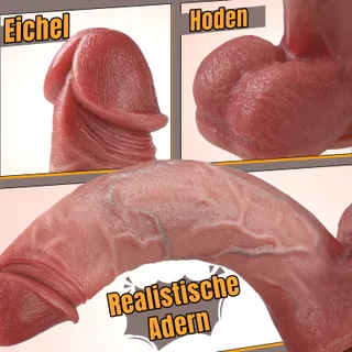 PRONFANS Realistische Dildo 28,5cm Sterke Zuignap — miniatuur 2