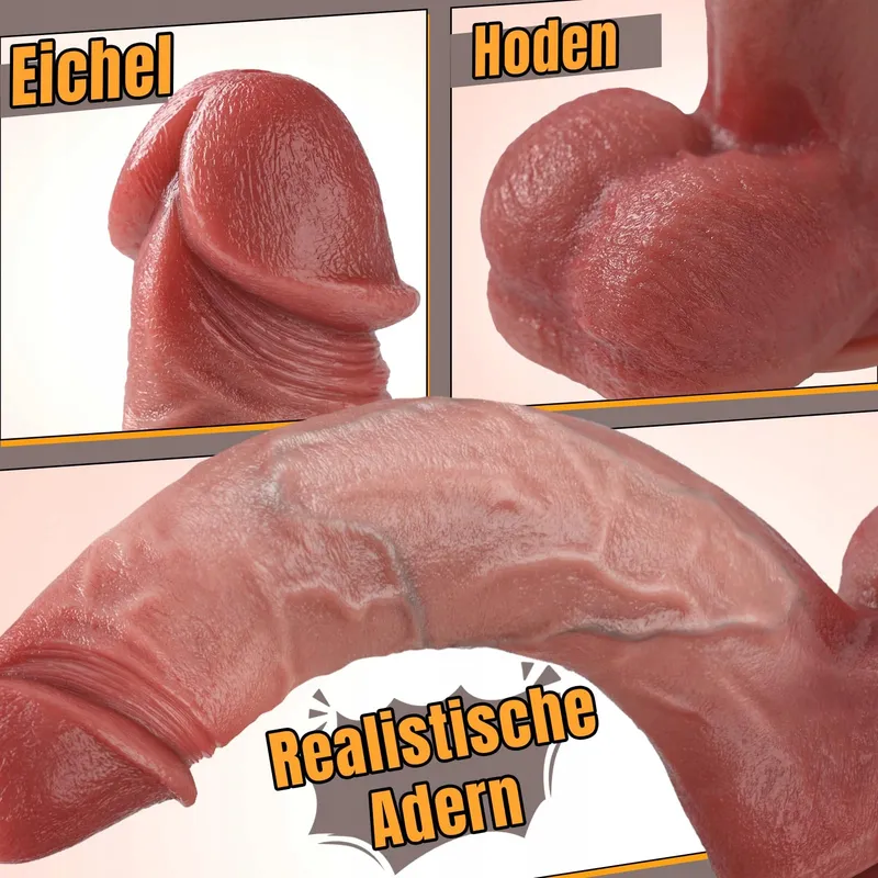 PRONFANS Realistische Dildo 28,5cm Sterke Zuignap — foto 2