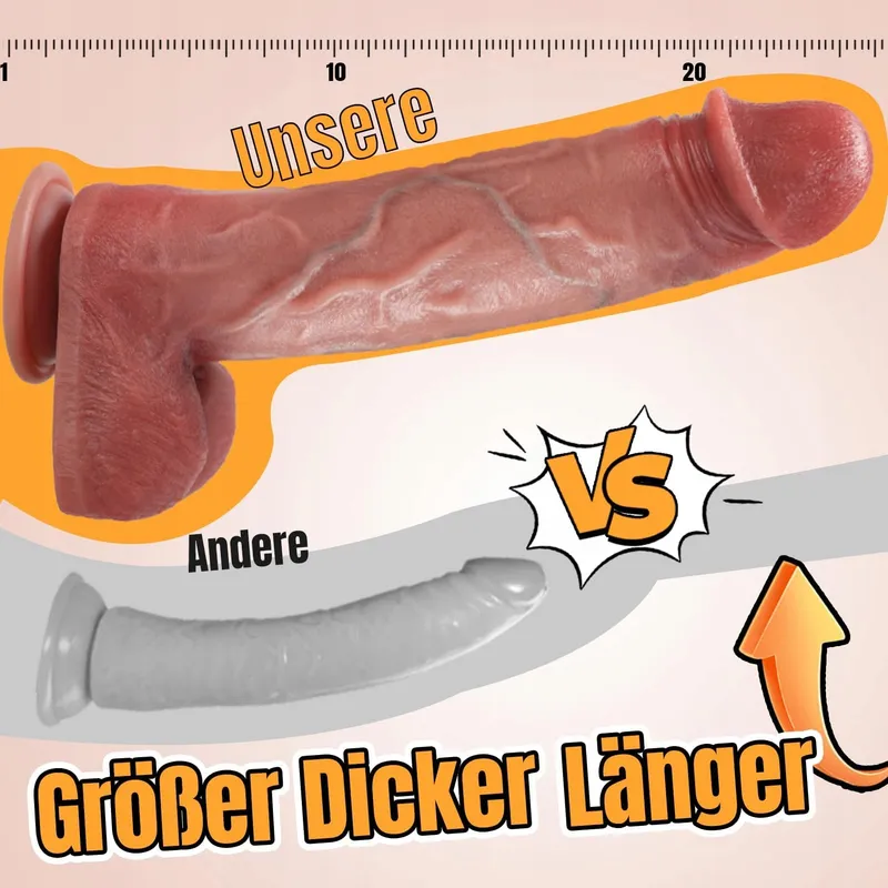 PRONFANS Realistische Dildo 28,5cm Sterke Zuignap — foto 6