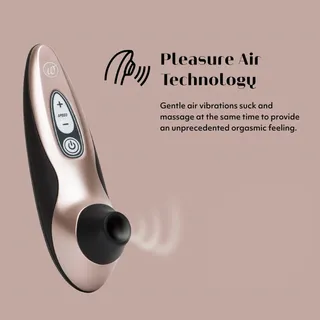 WOMANIZER Pro40 Klitorisstimulator Vibrator Waterdicht Rosegoud — miniatuur 2