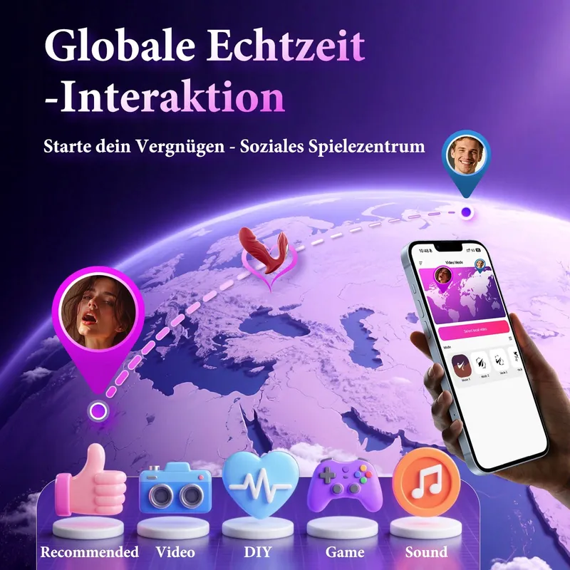 BUTTERFLY Vibrator Voor Vrouwen Met App 9 Modi Stimulator — foto 4
