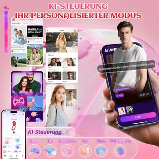 TAGNAFF BDSM Vibratorenset App Stille Vlinder Vibrator — miniatuur 3