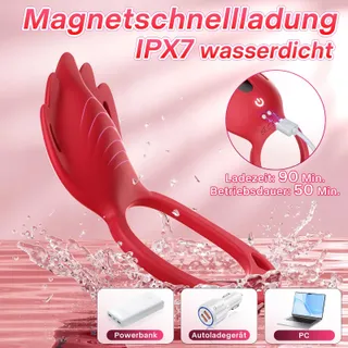 TAGNAFF BDSM Vibratorenset App Stille Vlinder Vibrator — miniatuur 9