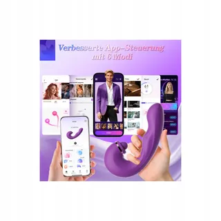3-in-1 Siliconen Vlinder Vibrator Vrouwen Koppels App — miniatuur 5