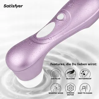 SATISFYER Pro 2 Vibrator Klitorisstimulator Draadloos Waterdicht — miniatuur 4