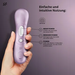 SATISFYER Pro 2 Vibrator Klitorisstimulator Draadloos Waterdicht — miniatuur 3