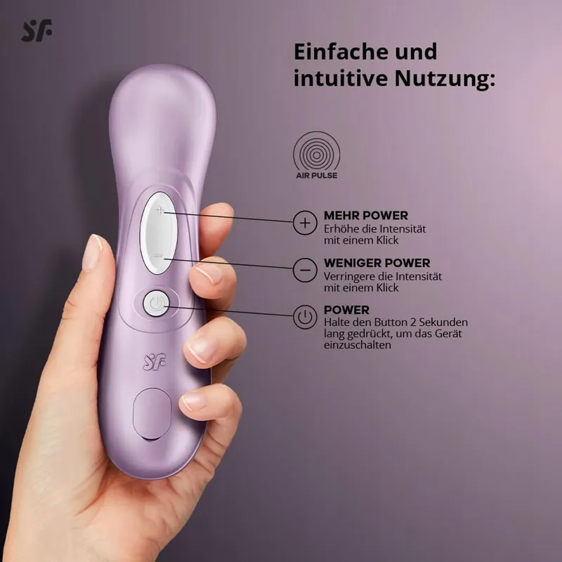 SATISFYER Pro 2 Vibrator Klitorisstimulator Draadloos Waterdicht — foto 3