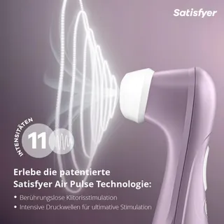 SATISFYER Pro 2 Vibrator Klitorisstimulator Draadloos Waterdicht — miniatuur 2