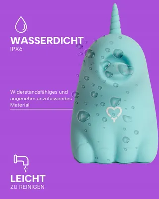 MYSECRETCASE Klitoris Stimulator Golfvibrator 10 Standen Waterdicht USB — miniatuur 4