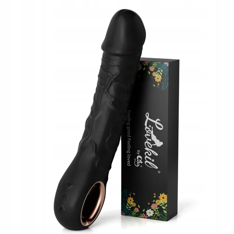 Diloschwanz Vibrator 22cm Verwarming 10 Standen — foto 1