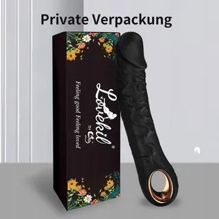 Diloschwanz Vibrator 22cm Verwarming 10 Standen — miniatuur 9