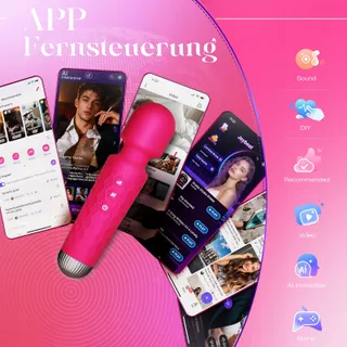 GOBEKEN Dildo Vibrator App Bediening 20 Standen Roze — miniatuur 4