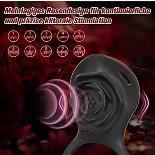 ROSE BDSM Vibratorenset Voor Paren Met Afstandsbediening Klitorismassage — miniatuur 5