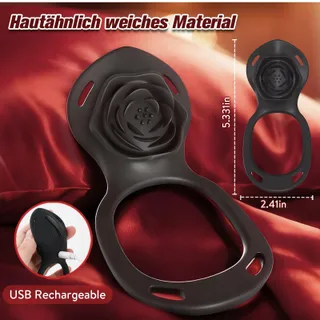 ROSE BDSM Vibratorenset Voor Paren Met Afstandsbediening Klitorismassage — miniatuur 8