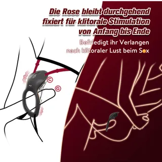 ROSE BDSM Vibratorenset Voor Paren Met Afstandsbediening Klitorismassage — miniatuur 2