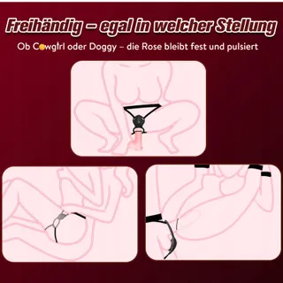 ROSE BDSM Vibratorenset Voor Paren Met Afstandsbediening Klitorismassage — miniatuur 3