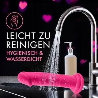 LIEBESFREUNDE Realistische Siliconen Dildo 20cm Met Zuignap Voor Vrouwen — miniatuur 6