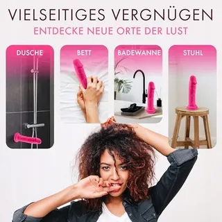 LIEBESFREUNDE Realistische Siliconen Dildo 20cm Met Zuignap Voor Vrouwen — miniatuur 4