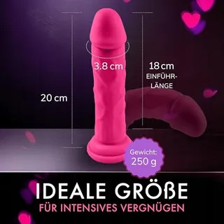 LIEBESFREUNDE Realistische Siliconen Dildo 20cm Met Zuignap Voor Vrouwen — miniatuur 5