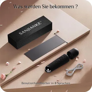 Vrouwen Vibrator G-Punt Klitoris Stimulator 8x20 Standen Zwart — miniatuur 7