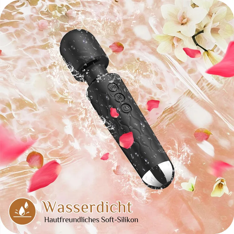 Vrouwen Vibrator G-Punt Klitoris Stimulator 8x20 Standen Zwart — foto 3