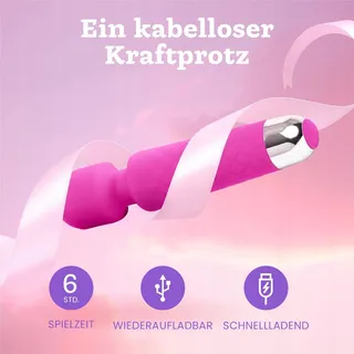OLIVER JAMES Vibrator Vrouwen Stil Sterk 20 Patronen 8 Snelheden — miniatuur 6