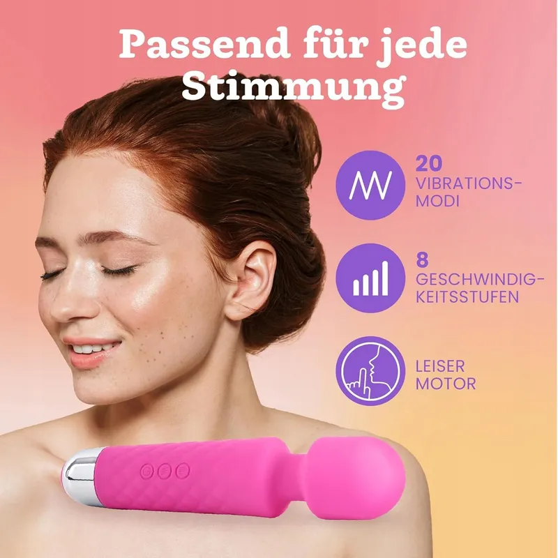 OLIVER JAMES Vibrator Vrouwen Stil Sterk 20 Patronen 8 Snelheden — foto 3