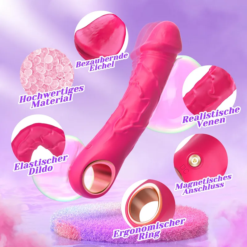 3D-Realistische Vibratorenset Koppels 10 Vibratiestanden — foto 4