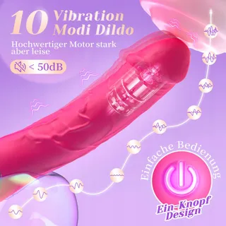 3D-Realistische Vibratorenset Koppels 10 Vibratiestanden — miniatuur 2