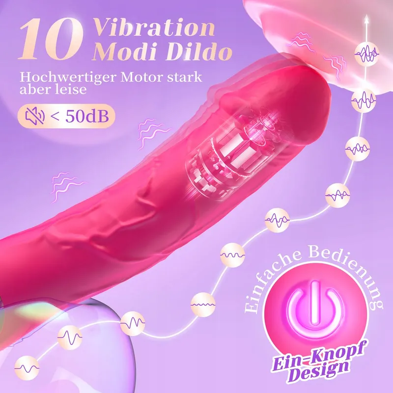 3D-Realistische Vibratorenset Koppels 10 Vibratiestanden — foto 2