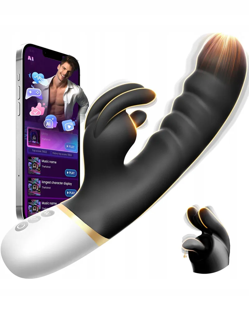 RABBIT Siliconen Vibrator Voor Vrouwen Klitorisstimulator 12 Modi — foto 1