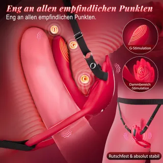TAGNAFF Stille Vibrator Set Koppels met Vlinder en Ringen — miniatuur 2