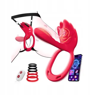TAGNAFF Stille Vibrator Set Koppels met Vlinder en Ringen