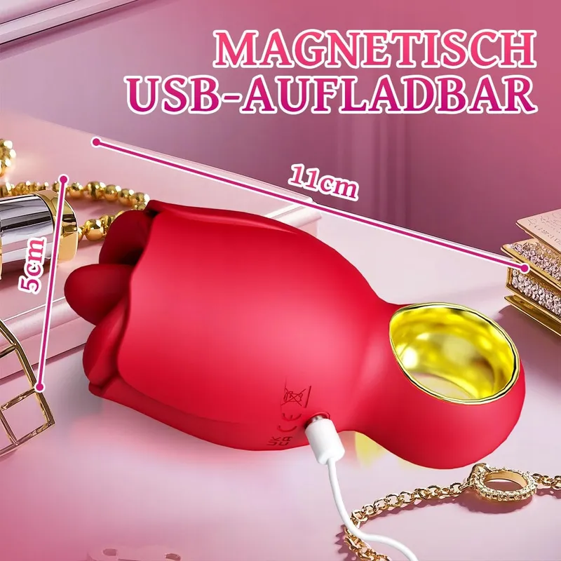 Roos Vibrator Tong Likfunctie 8 Standen — foto 7