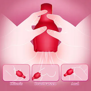 Roos Vibrator Tong Likfunctie 8 Standen — miniatuur 5
