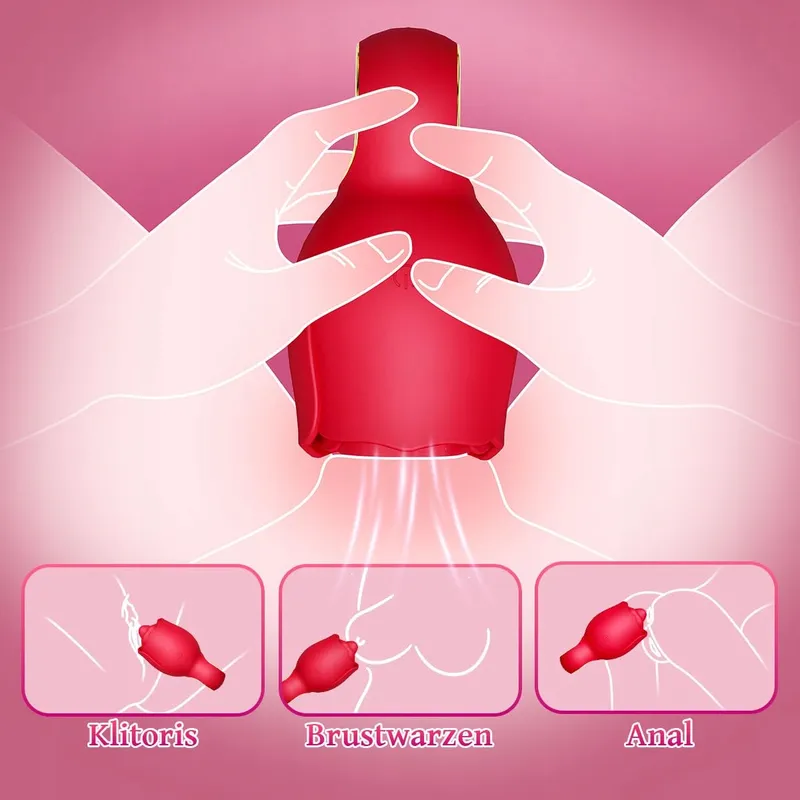 Roos Vibrator Tong Likfunctie 8 Standen — foto 5