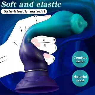 THLSEXY Hondendildo Opblaasbare Anale Plug Silicone XXL — miniatuur 5