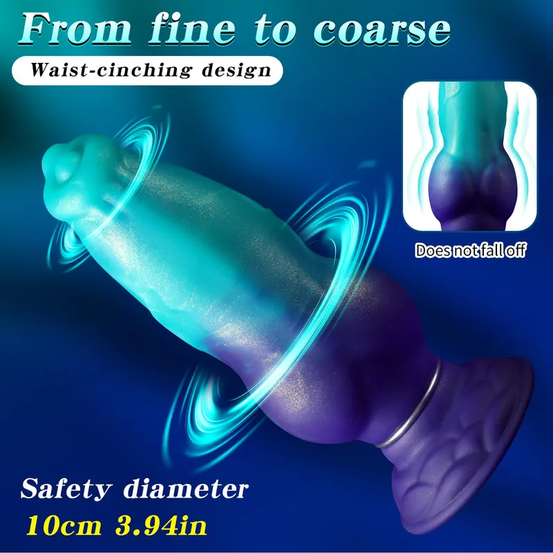 THLSEXY Hondendildo Opblaasbare Anale Plug Silicone XXL — foto 8