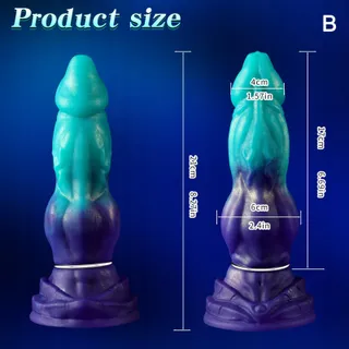 THLSEXY Hondendildo Opblaasbare Anale Plug Silicone XXL — miniatuur 2