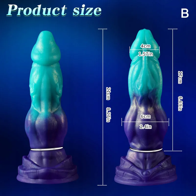 THLSEXY Hondendildo Opblaasbare Anale Plug Silicone XXL — foto 2