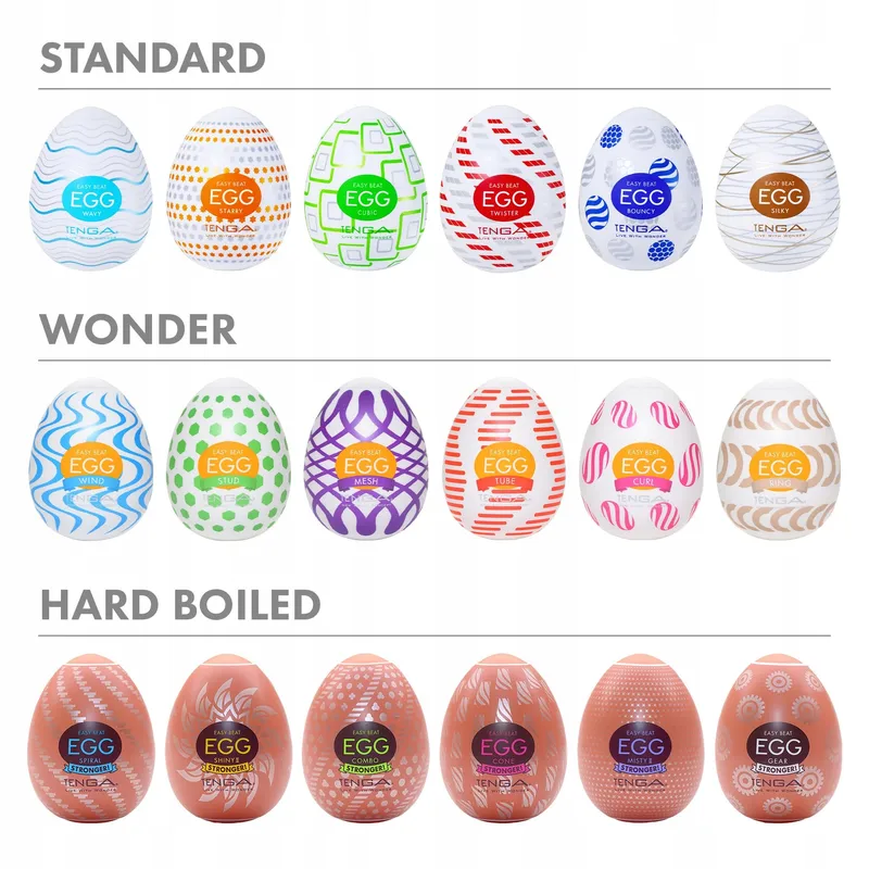 TENGA Eggs Variety Pack Standard Mannen — foto 5