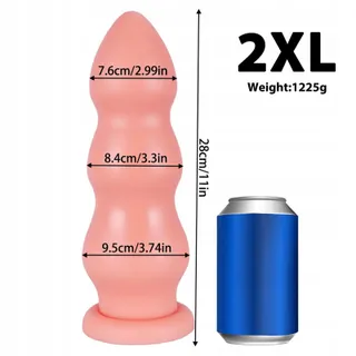 XXL Anale Dildo 28x9,5cm met Zuignap — miniatuur 2