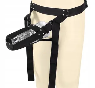 BDSM Fixatieriem Masturbator Bondage SM Kunstvagina — miniatuur 1