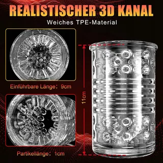 HONEYEXP Elektrische Masturbator 7 Standen Telescoop Rotatie — miniatuur 5
