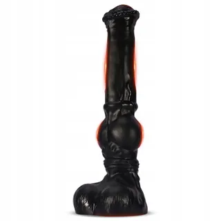 BDSMJOY Anaal Dildo 380mm Zwart met Zuignap