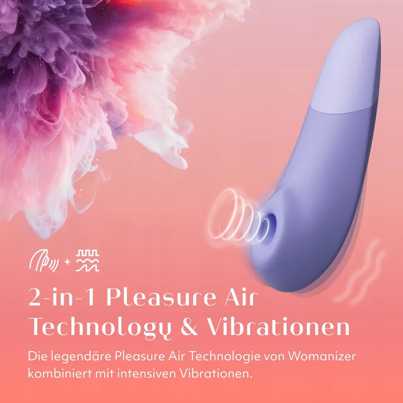 WOMANIZER Enhance Clitorisvibrator met Zuigfunctie Waterdicht — foto 2
